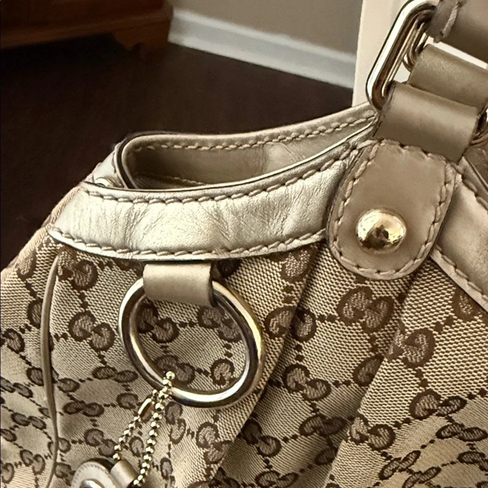 Gucci Monogram Canvas Sukey Medium Tote - Authentic - Picture 2 of 16